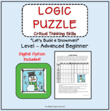 Gifted & Talented Critical Thinking Logic Puzzle -Let's Bu