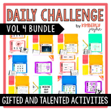 Gifted & Talented Daily Challenge Bundle - Vol 4 - Math & 