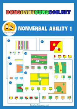 Preview of Gifted & Talented  Kindergarten Practice Test (30 Questions)- Nonverbal ability