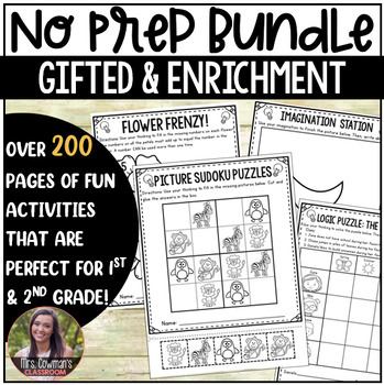 Preview of Gifted and Talented - Enrichment Activity Bundle