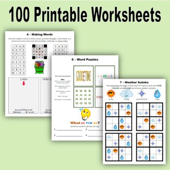 Gifted And Talented Worksheets