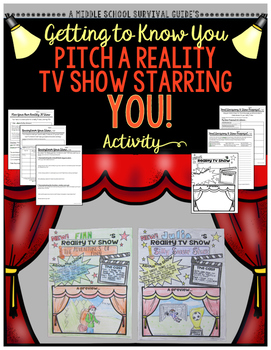 Preview of Gifted and Talented Activity - Pitch a Reality TV Show