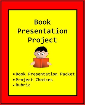 Preview of Book Presentation Project and Rubric - Distance Learning
