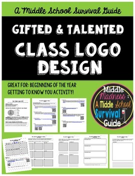 Preview of Gifted and Talented Unit - Class Logo Design