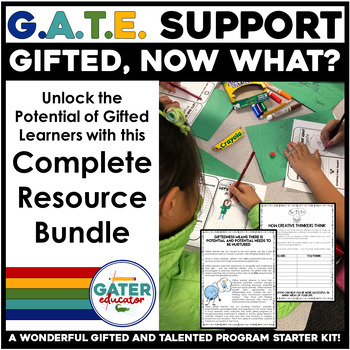 Preview of Gifted and Talented Curriculum BUNDLE - GATE for Third, Fourth, and Fifth Grade
