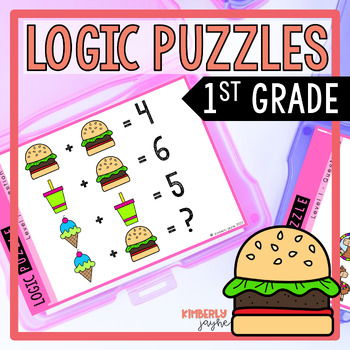 Preview of Gifted & Talented Math Activities Logic Puzzles 1st Grade Extension Tasks Vol 2