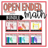 Gifted & Talented Open Ended Questions Bundle - Math Enric