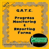 Gifted and Talented - Progress Monitoring & Reporting Forms