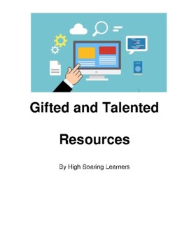 Preview of Gifted and Talented Resources