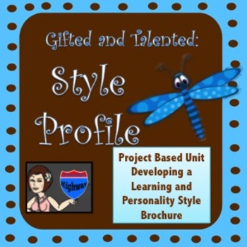 Preview of Gifted and Talented - Style Profile Concept Based Unit