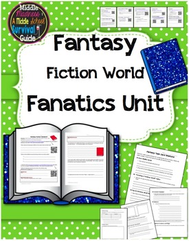 Preview of Gifted and Talented Unit - Research & Design Your Own Fantasy World