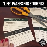 FREE Gifts for Students: Life Pass Cards for Teens