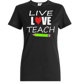 Preview of Gifts for Teacher / Live love Teach, Printable T shirt design