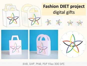 Preview of Free Digital Files. Gifts from Fashion DIET project