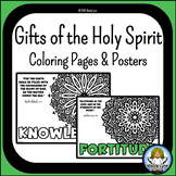 Gifts of the Holy Spirit Coloring Pages and Posters