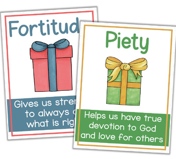 Gifts of the Holy Spirit Posters Christian Catholic School by Fishyrobb