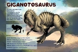 Giganotosaurus - Dinosaur Poster & Handout