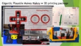 Gigantic Playable Makey Makey w 3D printing package  (.stl, .PDF)
