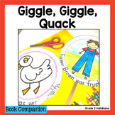 Giggle Giggle Quack Comprehension, Writing and Stick Puppets