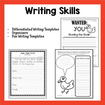 Giggle, Giggle, Quack ~ Retelling, Character Traits and More! {CCSS}