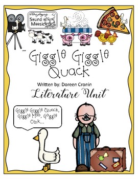 Giggle Giggle Quack Literature Unit by Preschoolers and Sunshine