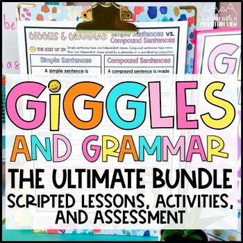 Preview of Giggles and Grammar | Upper Elementary Grammar Program