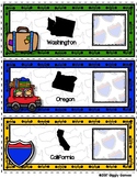 Giggly Games Across America Western States and Capitals En