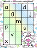 Giggly Games Bunny Buddies Missing ABCs Activity Dry Erase Mat