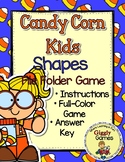 Giggly Games Candy Corn Kids Shapes File Folder Game