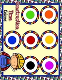 Giggly Games Construction Time Colors Matching Mat