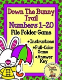 Giggly Games Down the Bunny Trail Missing Numbers File Fol