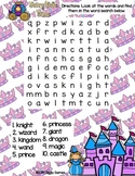Giggly Games Fairy Tale Time Word Search Dry Erase Mat LOW PREP
