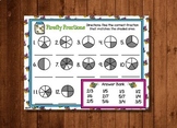 Giggly Games Firefly Fractions Dry Erase Mat LOW PREP