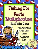 Giggly Games Fishing for Facts Multiplication File Folder Game
