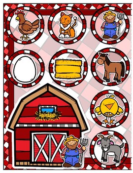 Editable Farm themed Table Caddy Labels by Miss Furnell's Creations