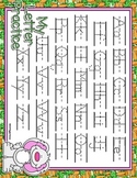 Giggly Games Hippity Hop Dotted Letter w/ Line Full Sheet 