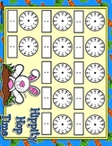 Giggly Games Hippity Hop Time Full Sheet Telling Time Blan