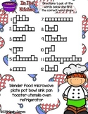 Giggly Games In The Kitchen Word Shapes Dry Erase Mat LOW PREP