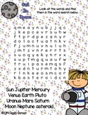 Giggly Games Out in Space Planets Word Search Dry Erase Ma