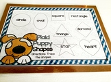 Giggly Games Plaid Puppy Shape Trace Practice Mat Dry Erase