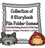 Giggly Games Set of 8 Storybook File Folder Game Collection