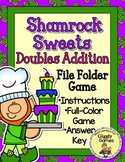 Giggly Games Shamrock Sweets Doubles Addition File Folder Game