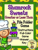 Giggly Games Shamrock Sweets Greater Than Less Than File F