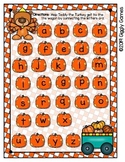 Giggly Games Teddy the Turkey Alphabet Maze Practice Mat D