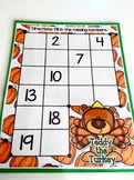 Giggly Games Teddy the Turkey Missing Numbers Dry Erase Ma