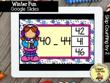 Giggly Games Winter Fun Skip Counting by 2s to 50 Google Slides