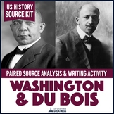 Booker T. Washington W.E.B. Du Bois Source Writing Activit