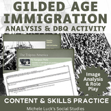 Gilded Age Immigration Activity with Role Cards and New Immigrants