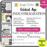 Gilded Age Industrialization Google Slides with Graphic Or