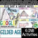 Gilded Age Interactive Notebook Activities, US History INB